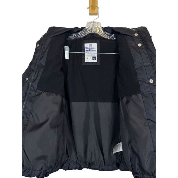 Gap Primaloft ColdControl Ultra Max Puffer Parka XS (4-5) Hooded Insulated Black - Picture 3 of 11